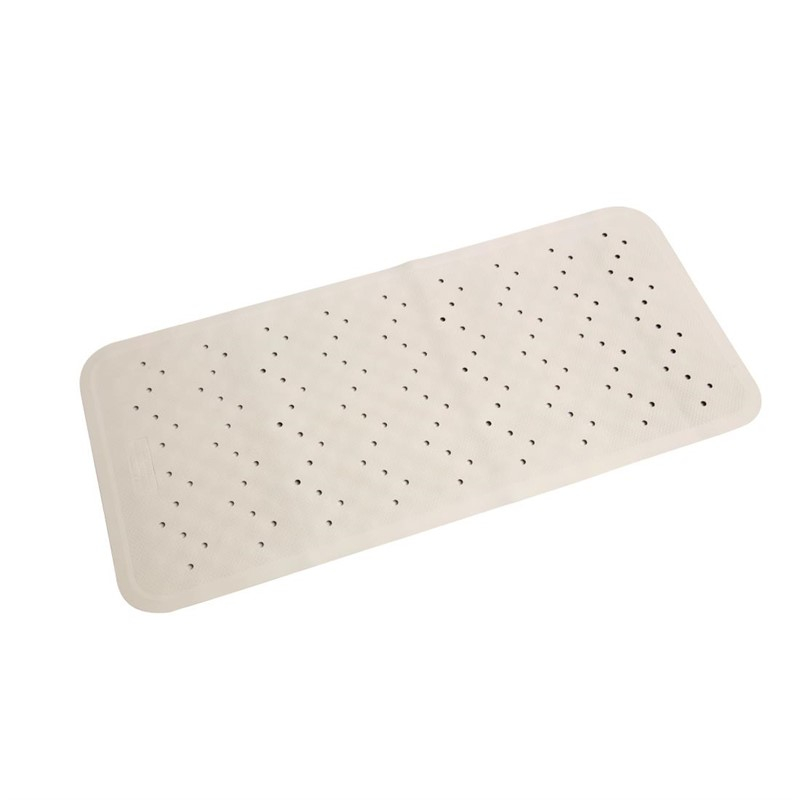 Tapis de bain antid&eacute;rapant blanc Mitre Essentials 