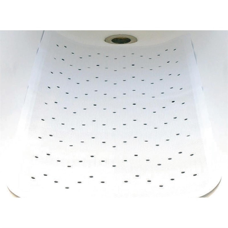 Tapis de bain antid&eacute;rapant blanc Mitre Essentials 