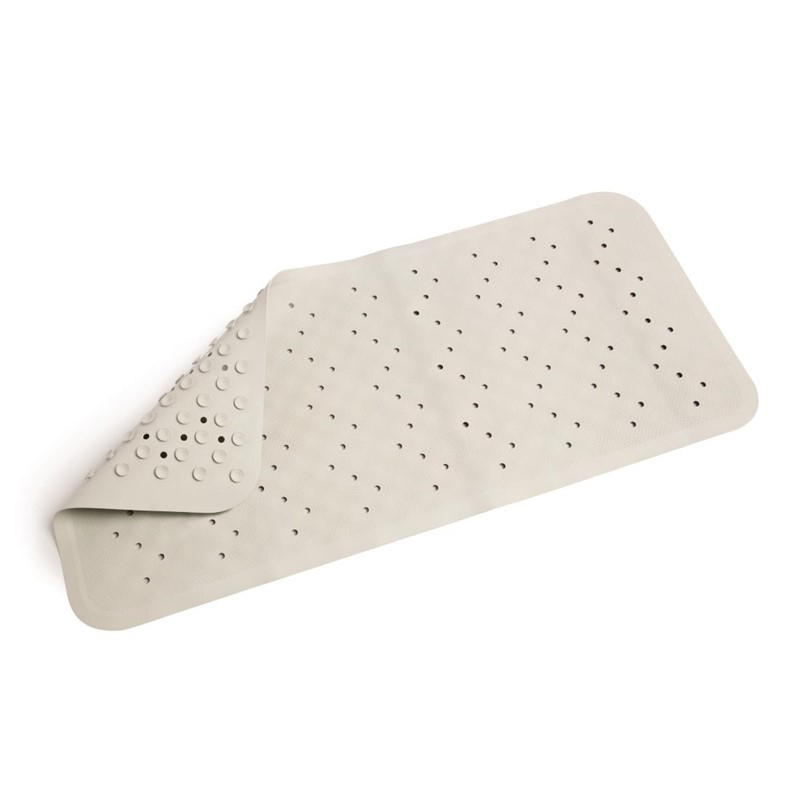 Tapis de bain antid&eacute;rapant blanc Mitre Essentials 