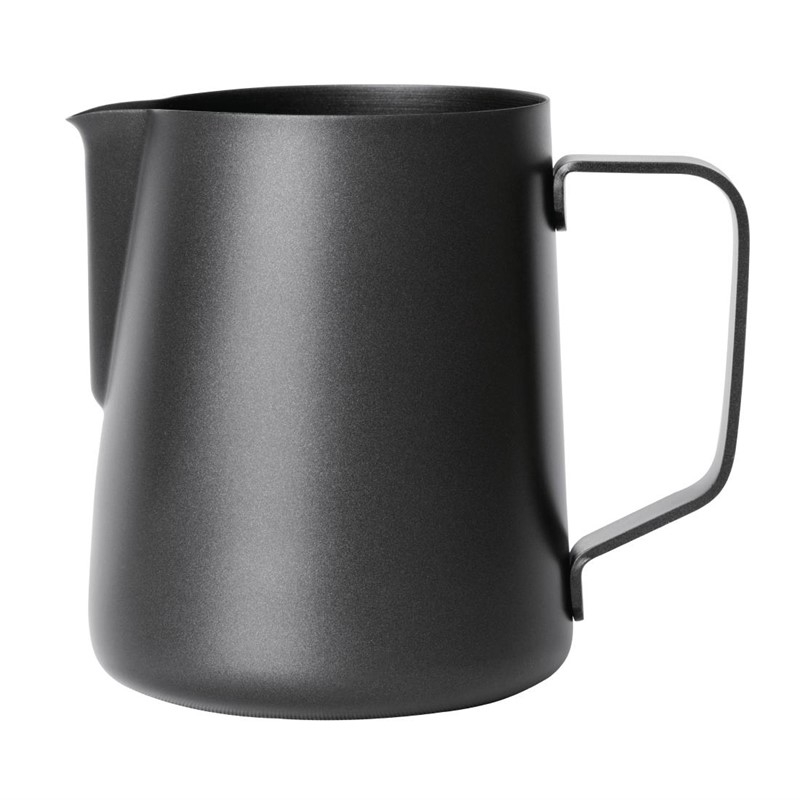 Pichet &agrave; lait antiadh&eacute;sif noir Olympia 570 ml 