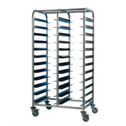 Chariot de d&eacute;barrassage inox EAIS 24 niveaux