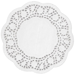 Napperons ronds en papier Olympia 240mm (Lot de 250)