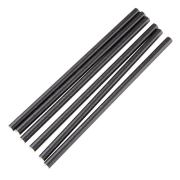 Pailles agitateurs compostables en papier emball&eacute;es individuellement Fiesta Compostable noires (lot de 250)