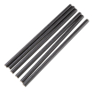 Pailles agitateurs compostables en papier emball&eacute;es individuellement Fiesta Compostable noires (lot de 250)