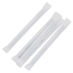 Pailles agitateurs compostables en papier emball&eacute;es individuellement Fiesta Compostable noires (lot de 250)