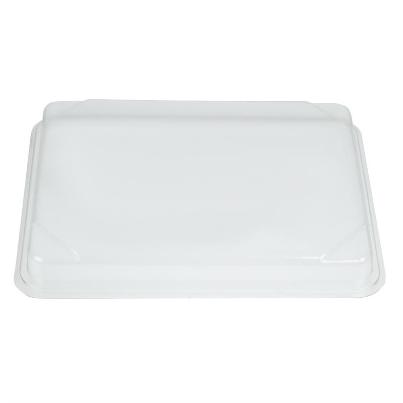 Couvercles recyclables pour plateaux Bento Faerch 263 x 201 mm (lot de 100)