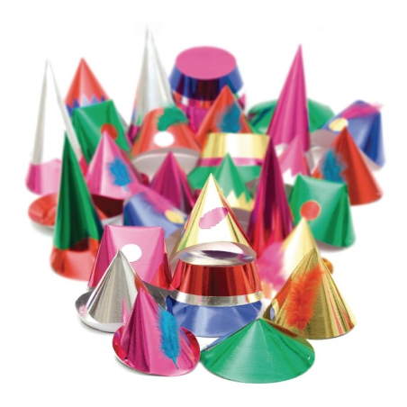 Chapeaux de f&ecirc;te pour adultes Rialto (lot de 72)