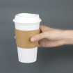 Gobelets &agrave; caf&eacute; r&eacute;utilisables avec couvercles en polypropyl&egrave;ne Olympia (lot de 25)
