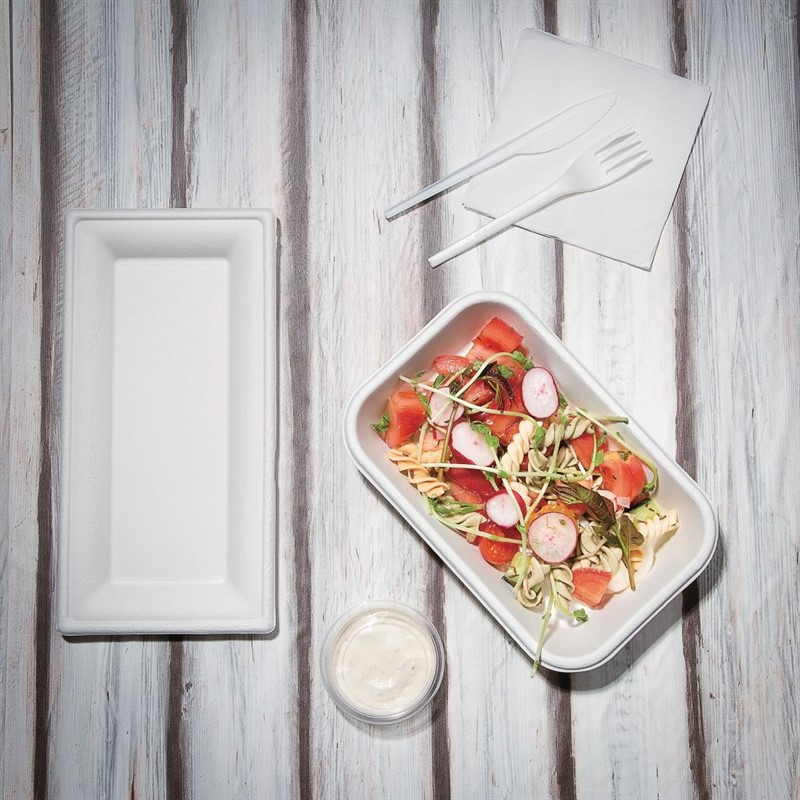 Barquettes compostables en bagasse Fiesta Compostable 680ml (lot de 50)