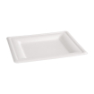 Assiettes carr&eacute;es compostables en bagasse Fiesta Compostable 261mm (lot de 50)