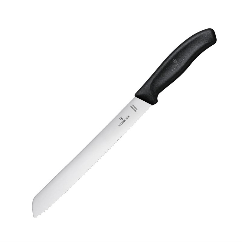 Couteau &agrave; pain 21cm noir