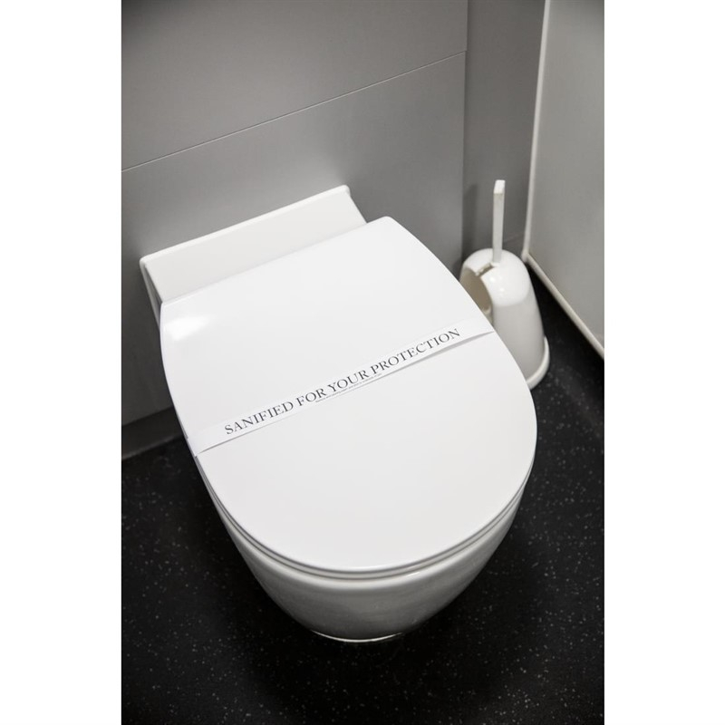 Bandelettes sanitaires pour l'hygi&egrave;ne des toilettes (lot de 250)
