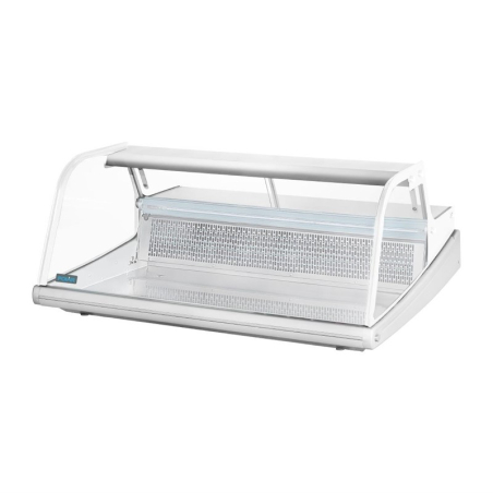 Vitrine r&eacute;frig&eacute;r&eacute;e de comptoir &agrave; poisson Polar S&eacute;rie G 225L