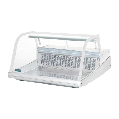Vitrine r&eacute;frig&eacute;r&eacute;e de comptoir &agrave; poisson Polar S&eacute;rie G 175L