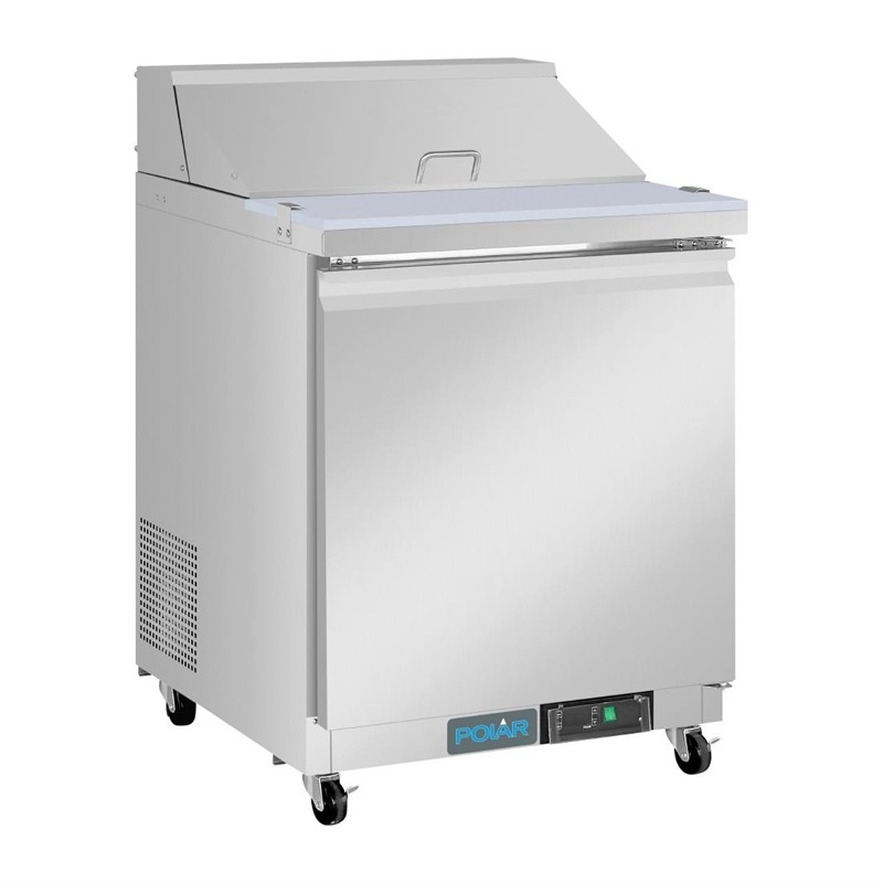 Comptoir de pr&eacute;paration r&eacute;frig&eacute;r&eacute; positif 1 porte Polar S&eacute;rie U 154L