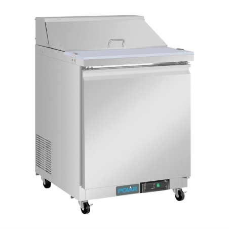 Comptoir de pr&eacute;paration r&eacute;frig&eacute;r&eacute; positif 1 porte Polar S&eacute;rie U 154L