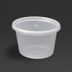 Pots &agrave; sauce micro-ondables en plastique Fiesta Recyclable 100ml (lot de 100)