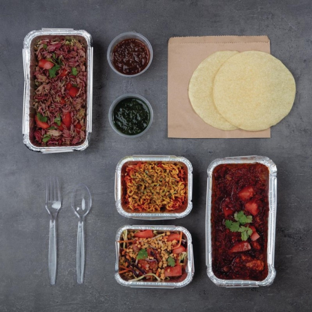 Pots &agrave; sauce micro-ondables en plastique Fiesta Recyclable 50ml (lot de 100)