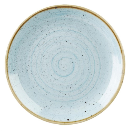 Assiettes rondes bleues Churchill Stonecast 200mm (lot de 12)