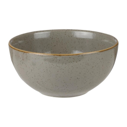 Bols &agrave; soupe ronds Churchill Stonecast gris 132mm (lot de 12)