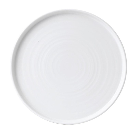 Assiettes avec rebord Churchill Chefs blanches 210mm (lot de 6)
