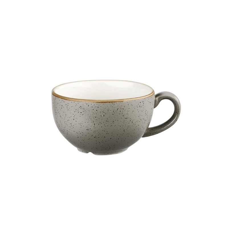 Tasses &agrave; cappuccino Churchill Stonecast grises 354ml (lot de 12)