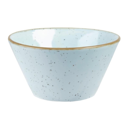 Bols ronds Churchill Stonecast bleus 121mm (lot de 12)