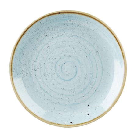 Assiettes rondes bleues Churchill Stonecast 260mm (lot de 12)