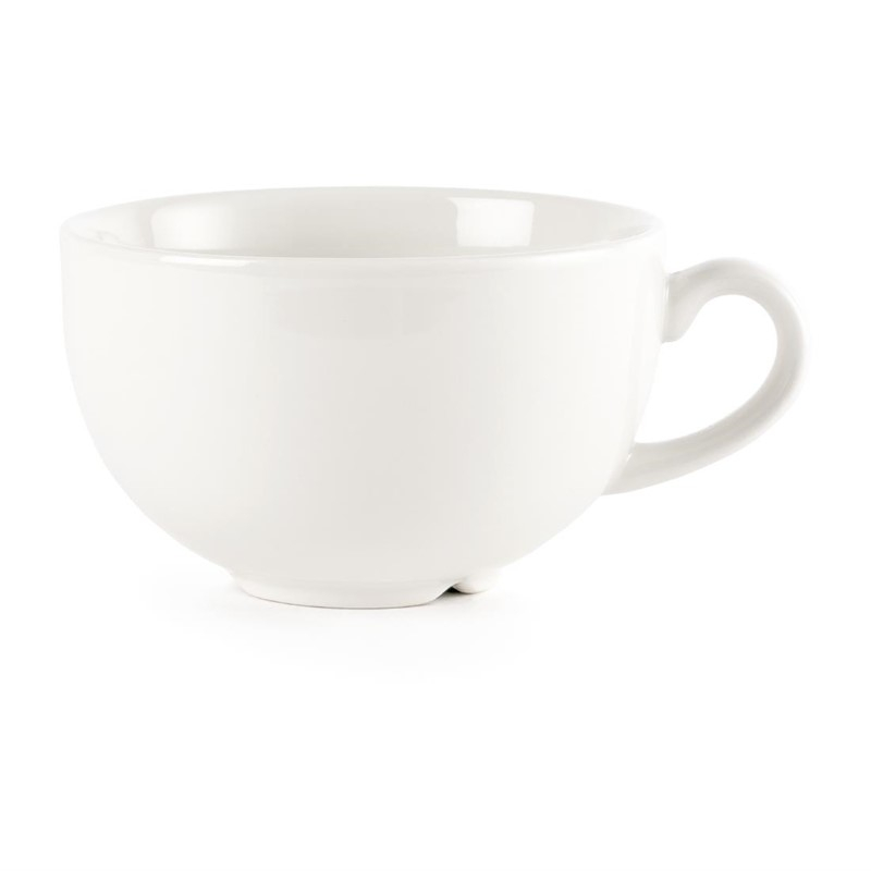 Tasses &agrave; cappuccino blanches unies Churchill 340ml