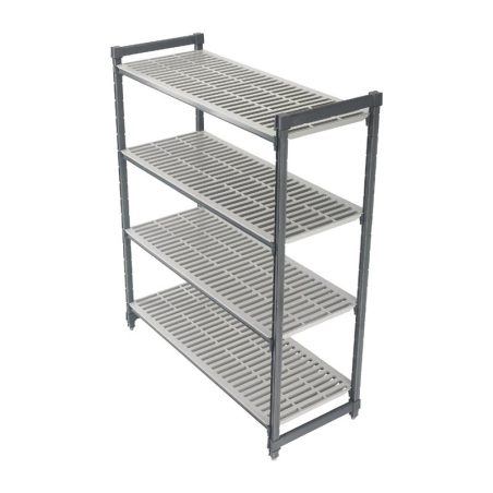 Rayonnage 4 niveaux &eacute;tag&egrave;res &agrave; claire-voie Cambro Camshelving 1830 x 1525 x 610mm