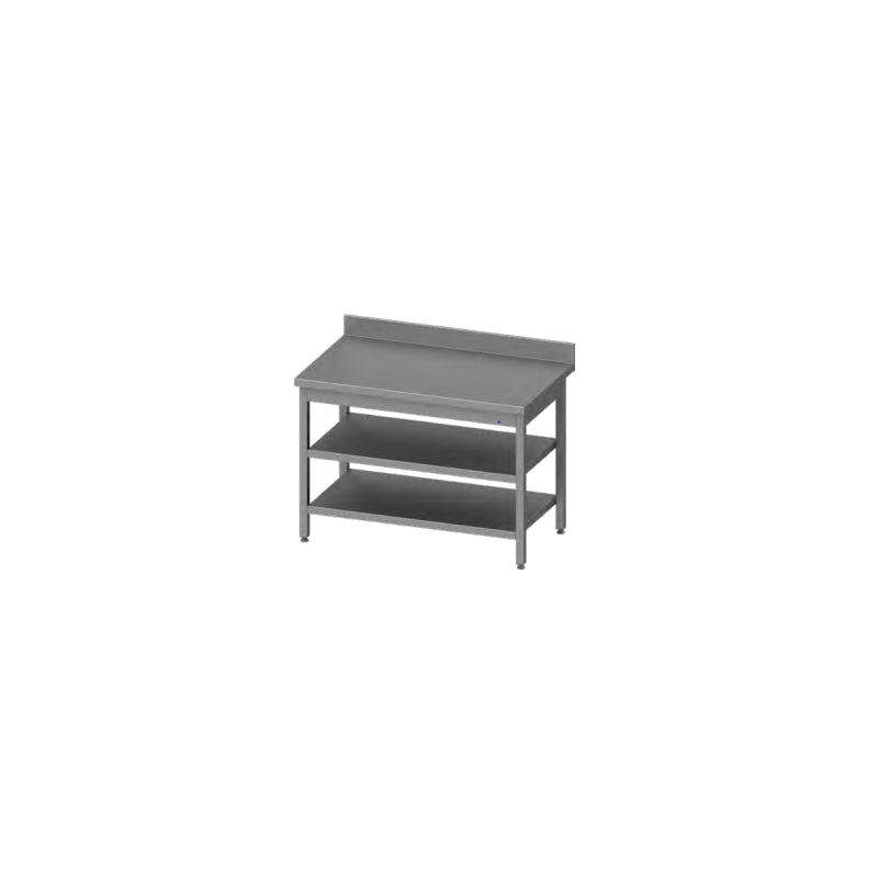 Tabel ondersteund met 2 planken 600x700x850 mm, te monteren
