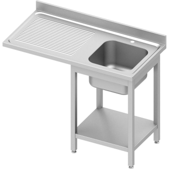 plonge 1-bac (D) avec espace pour lave-vaisselle 1200x700x850 , &agrave; monter