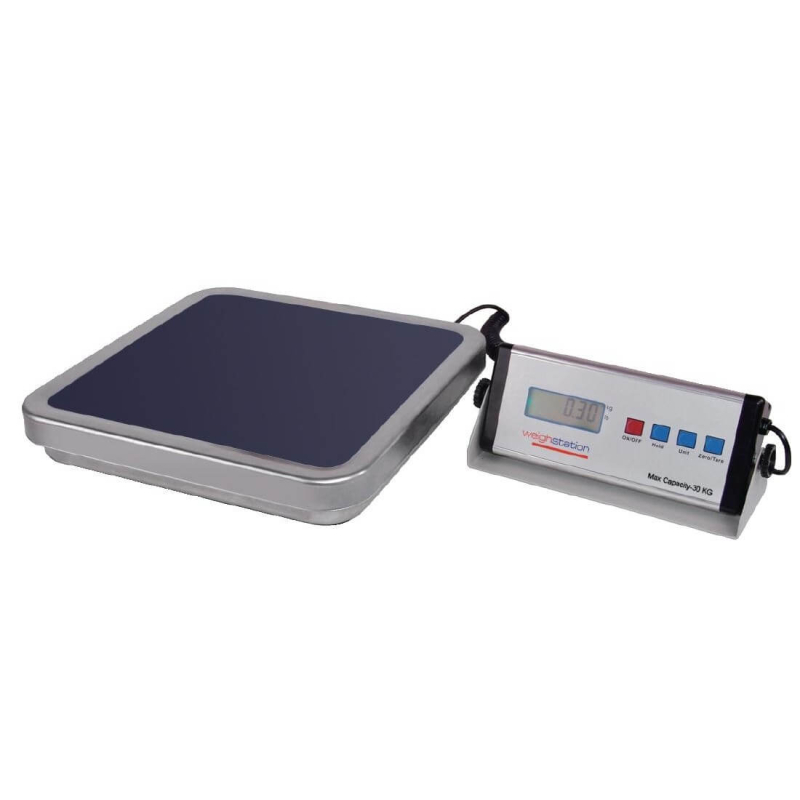 Weegstation 30kg elektronische weegschaal