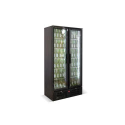 Koelvitrine dubbeldeuren...