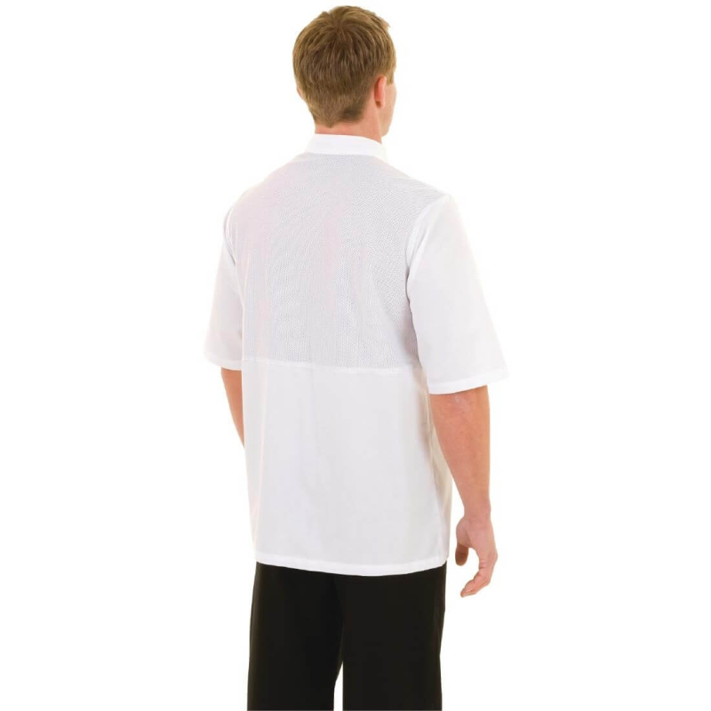Veste Chef Cool Vent Unisexe Chef Works Montreal Blanche Taille M - A914-M - Chef Works