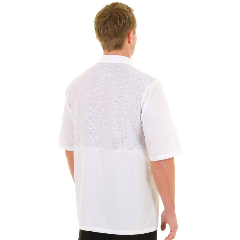 Veste Chef Cool Vent Unisexe Chef Works Montreal Blanche Taille M - A914-M - Chef Works