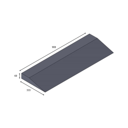 Deurhelling voor deur van 120 mm