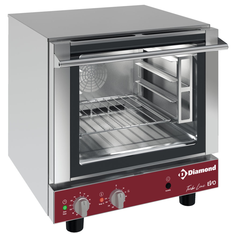 Elektrische Convectie Oven, 4x GN 2/3 + handmatige bevochtiging - Diamond - CGE23-L