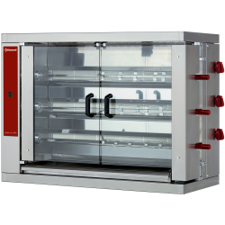 Rotisserie op gas 3 spitsen...