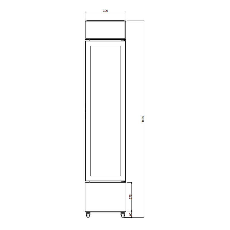 Drankenkoelkast van 220 liter - SD220C