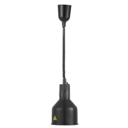 Zwarte verwarmingslamp 175...