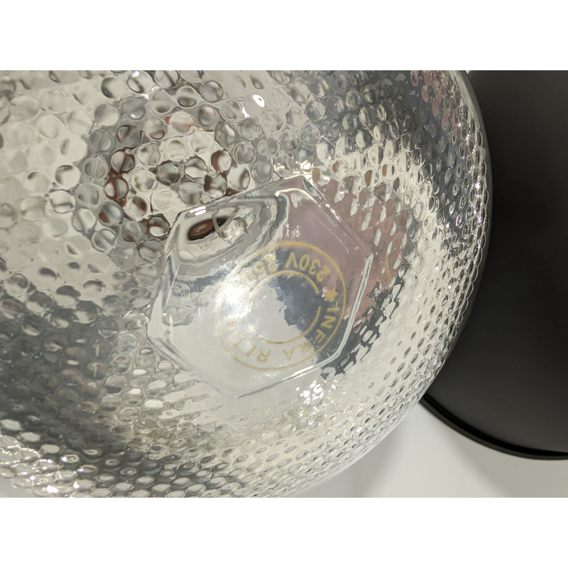 Zwarte verwarmingslamp 175 mm diam.