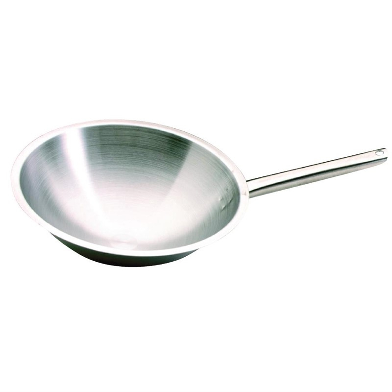 RVS wok Tradition Plus 350mm - P481 - Matfer Bourgeat