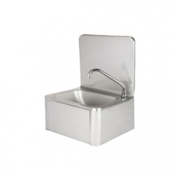 RVS wandhandwasbak met kniebediening - GDLVB2