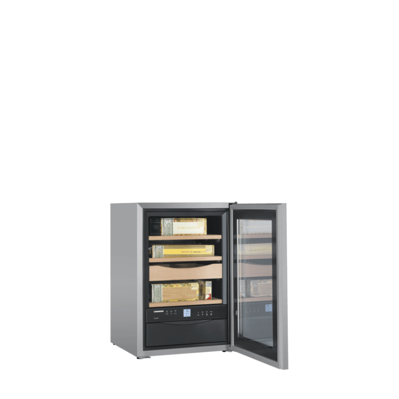 Humidor avec Hygrom&eacute;trie R&eacute;glable et Porte en Verre Isolant - ZKes 453-20 - Liebherr