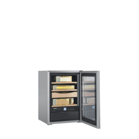 Humidor avec Hygrom&eacute;trie R&eacute;glable et Porte en Verre Isolant - ZKes 453-20 - Liebherr