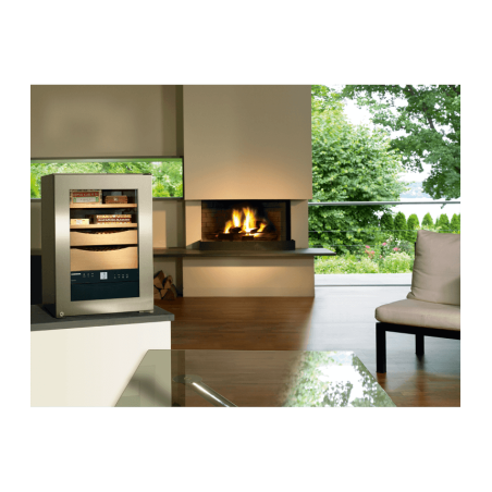 Humidor avec Hygrom&eacute;trie R&eacute;glable et Porte en Verre Isolant - ZKes 453-20 - Liebherr