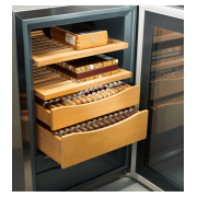 Humidor avec Hygrom&eacute;trie R&eacute;glable et Porte en Verre Isolant - ZKes 453-20 - Liebherr