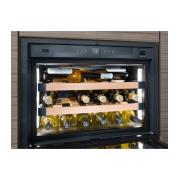 Cave &agrave; vin compacte encastrable TipOpen - WKEgb 582-26 - GrandCru