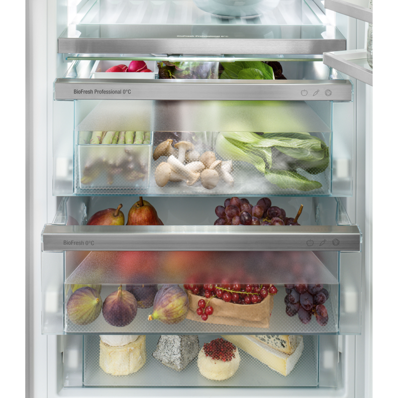 R&eacute;frig&eacute;rateur Encastr&eacute; Int&eacute;rieur SmartSteel avec BioFresh - IRBAc 5190-22 - Liebherr